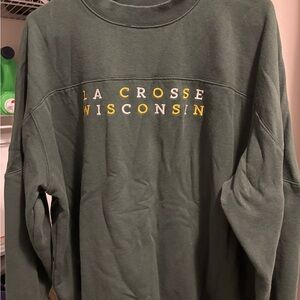 Green La Crosse Wisconsin Sweatshirt
